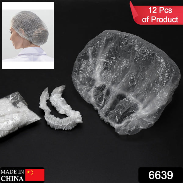 Waterproof plastic hair bath caps JITENDRA MARTly wrapped