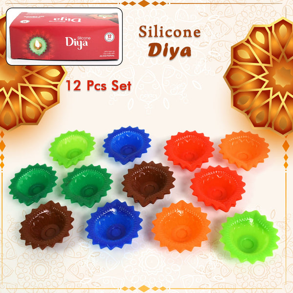 Silicone Diya Set