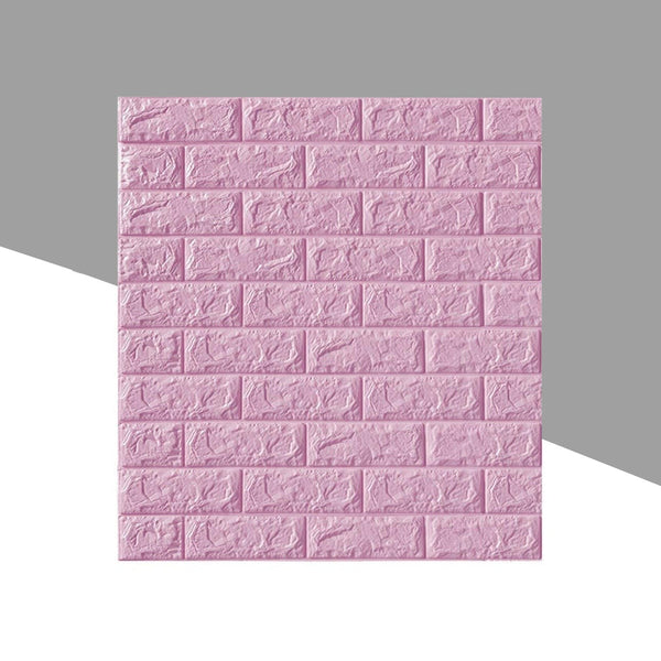 Wallpaper 3D Foam Wallpaper Sticker Panels (70 x 76 Cm / 1 Pc)