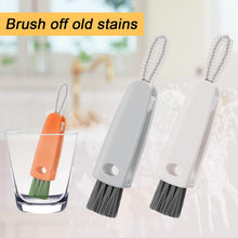 3-in-1 Multifunctional Cleaning Brush Set – Mini Bottle, Cup & Lid Cleaner (1 Pc)