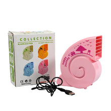 Cute USB Mini Fan: Bright, Quiet & Portable for Your Desk (Battery Not Included)