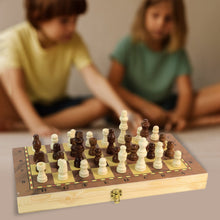 Foldable Wooden Chess Board Set (30 × 30 Cm / 1 Set)