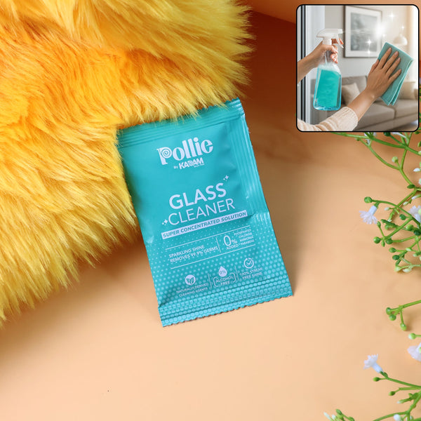 Pollic Kadam Concentrated Glass & Mirror Cleaner Sachet (15 Gm)