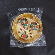 Peacock Meenakari Pooja tray - (1 Pc)